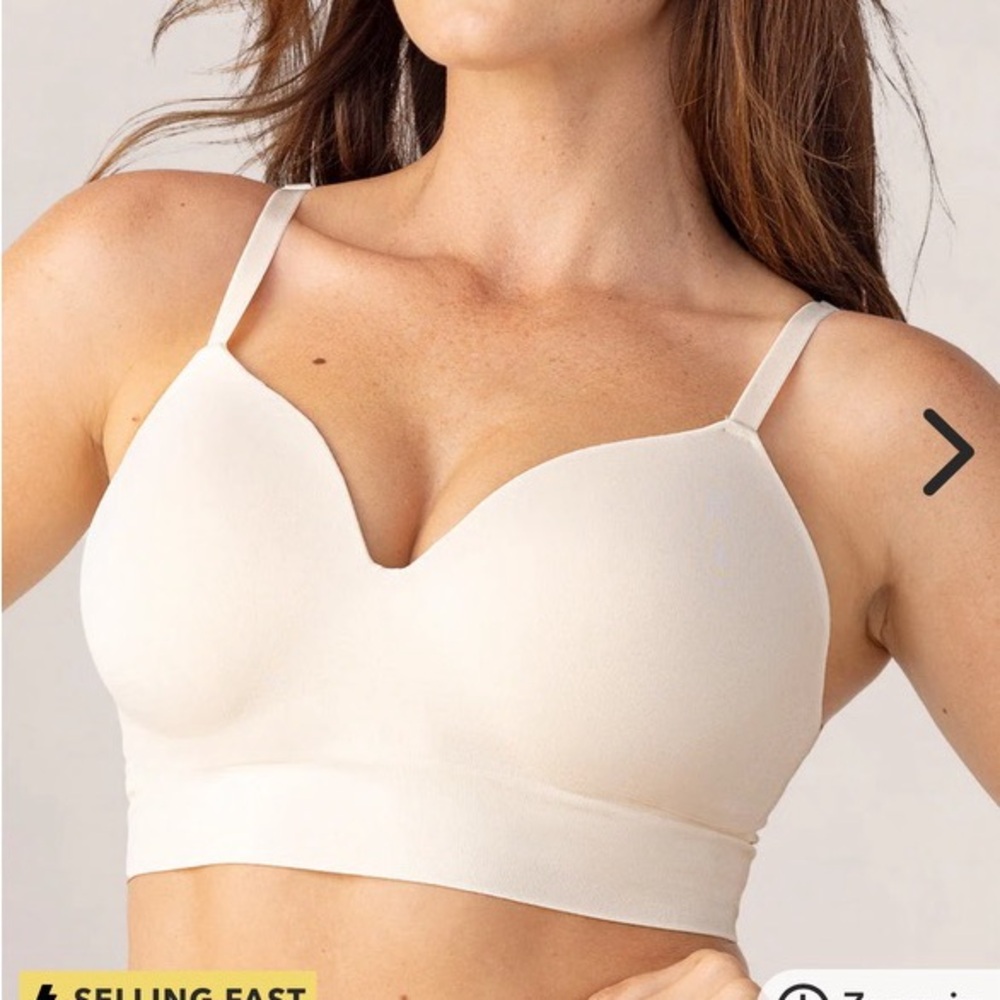 Truekind supportive comfort wireless shaping bra 3x white